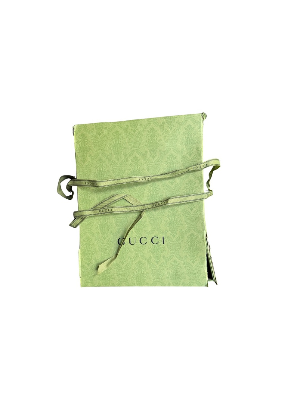 Gucci Green Gift Box with Branded Ribbon